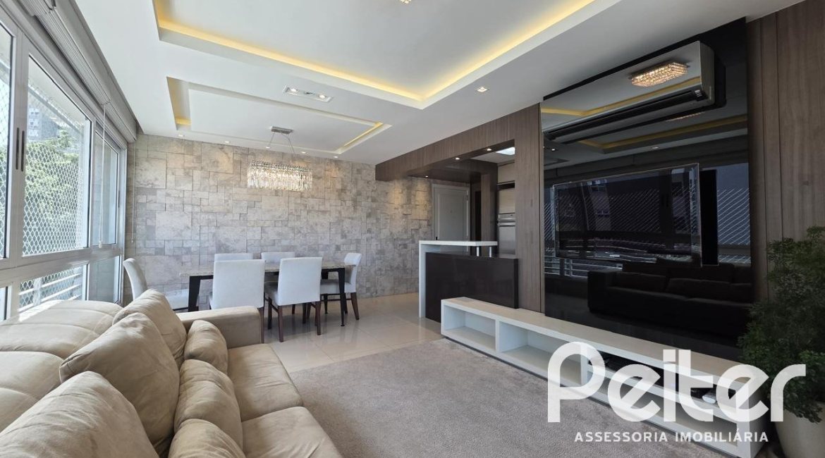 Apartamento à venda com 89m², 2 dormitórios, 1 suíte, 1 vaga, no bairro Tristeza em Porto Alegre