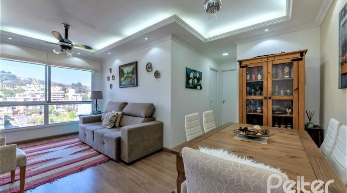 Apartamento à venda com 69m², 2 dormitórios, 1 suíte, 2 vagas, no bairro Tristeza em Porto Alegre