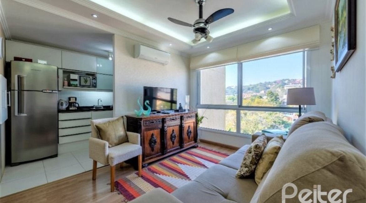 Apartamento à venda com 69m², 2 dormitórios, 1 suíte, 2 vagas, no bairro Tristeza em Porto Alegre