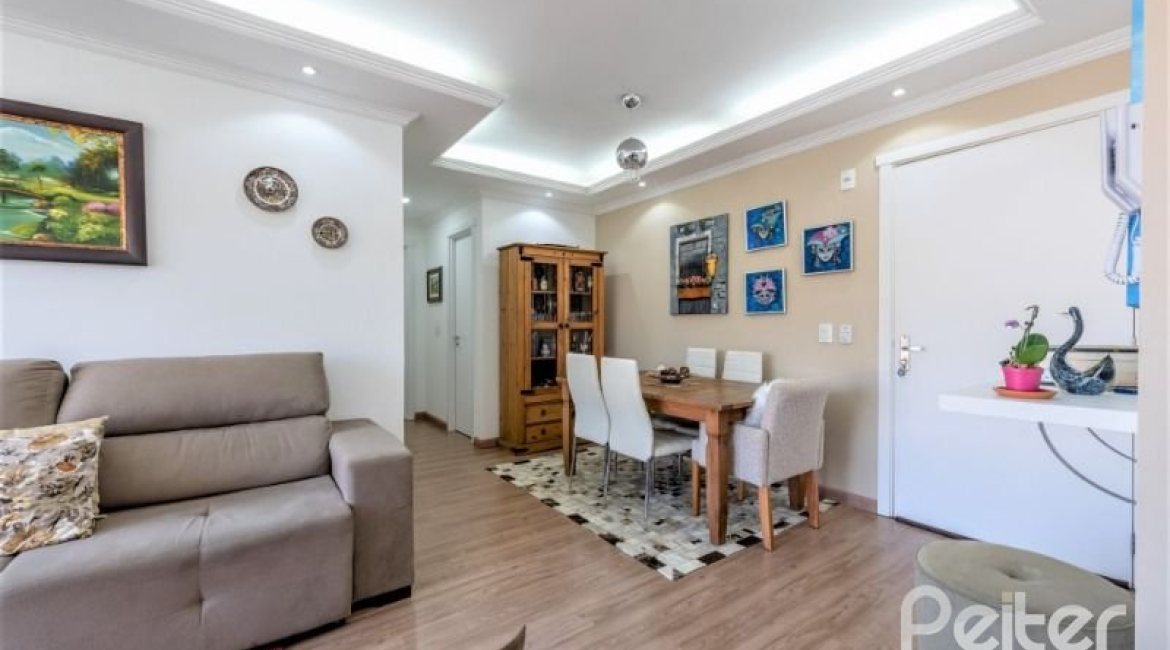 Apartamento à venda com 69m², 2 dormitórios, 1 suíte, 2 vagas, no bairro Tristeza em Porto Alegre