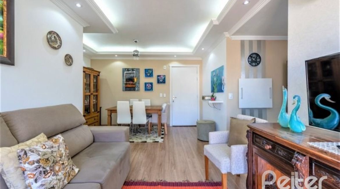 Apartamento à venda com 69m², 2 dormitórios, 1 suíte, 2 vagas, no bairro Tristeza em Porto Alegre