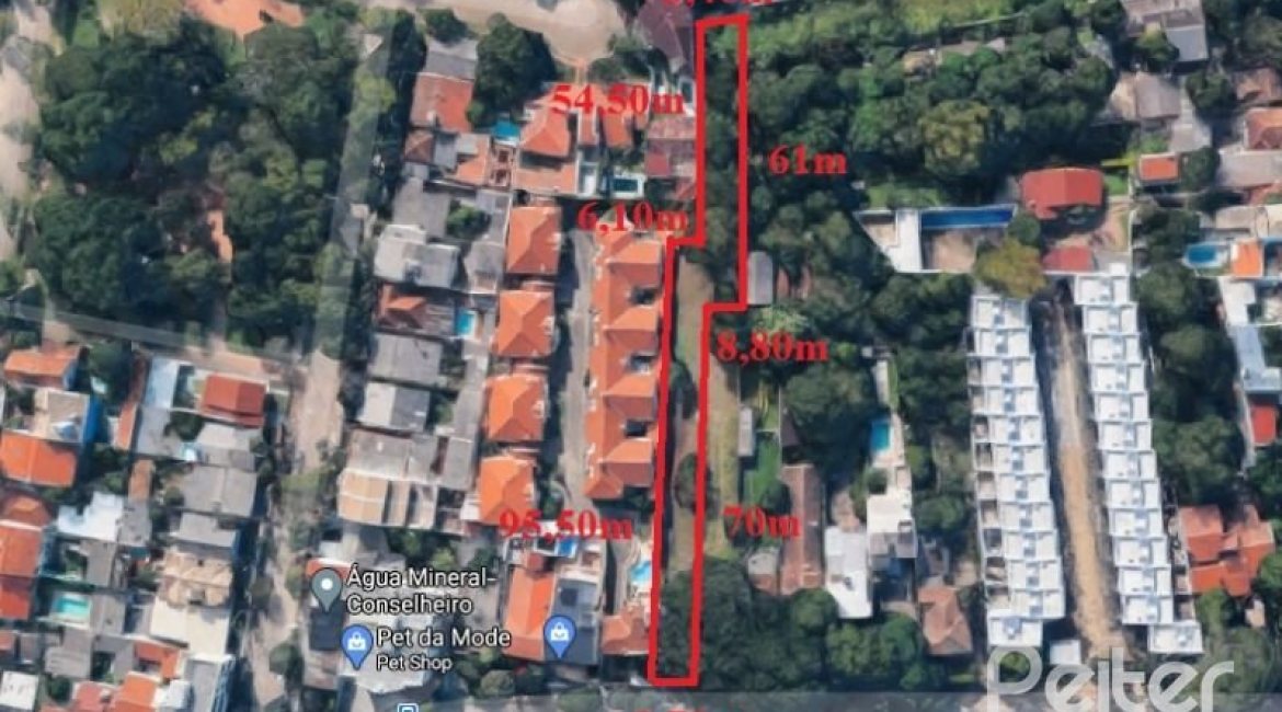 Terreno à venda com 1374m², no bairro Ipanema em Porto Alegre