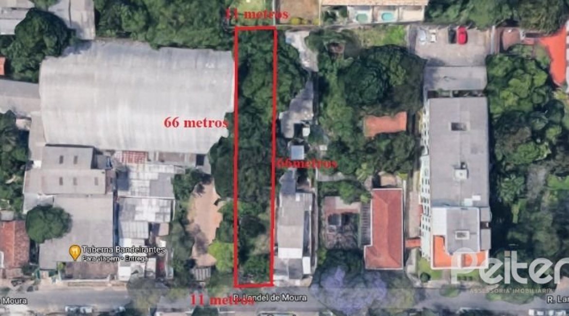 Terreno à venda com 726m², no bairro Tristeza em Porto Alegre