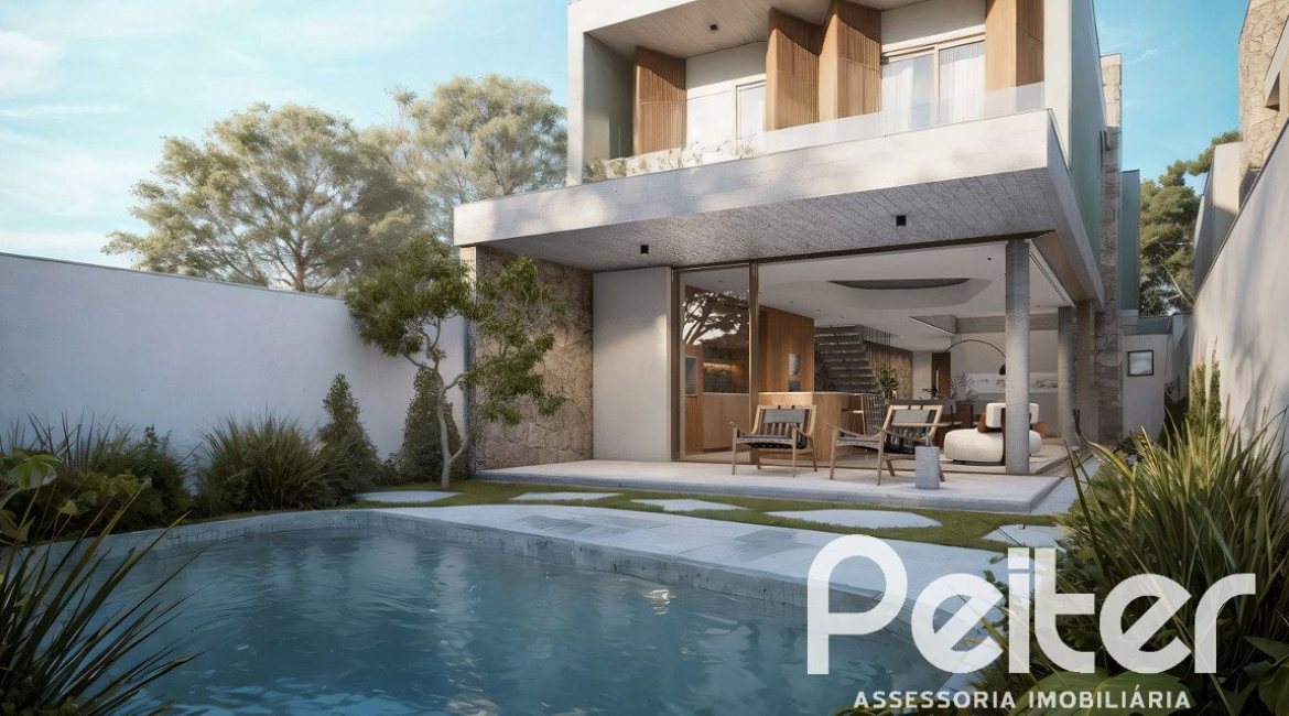 Casa à venda com 276m², 4 dormitórios, 4 suítes, 4 vagas, no bairro Vila Assunção em Porto Alegre