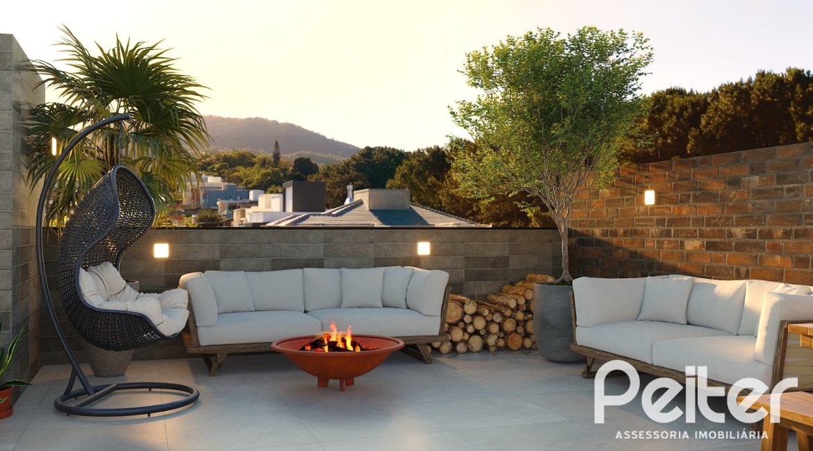 Cobertura à venda com 194m², 3 dormitórios, 1 suíte, 2 vagas, no bairro Tristeza em Porto Alegre