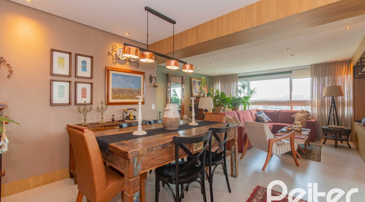 Apartamento à venda com 123m², 3 dormitórios, 3 suítes, 2 vagas, no bairro Tristeza em Porto Alegre