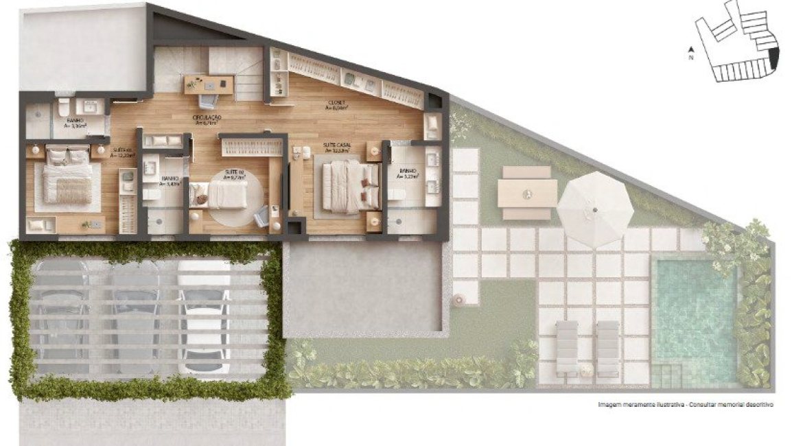 Casa em Condomínio à venda com 302m², 3 dormitórios, 3 suítes, 3 vagas, no bairro Vila Conceição em Porto Alegre