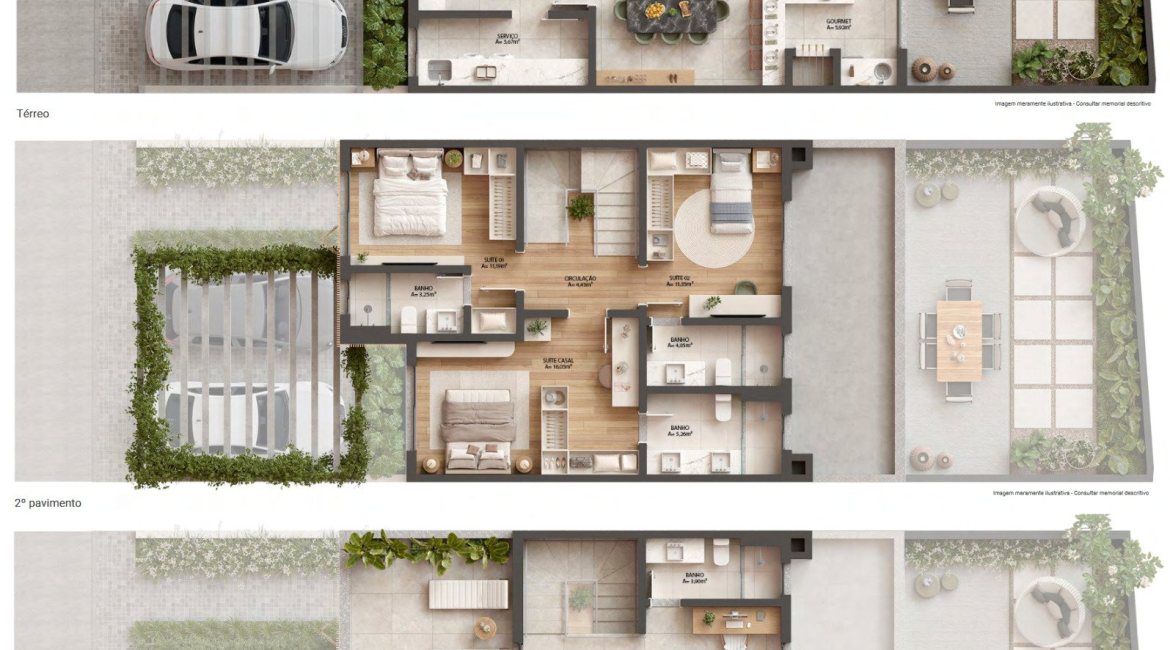 Casa em Condomínio à venda com 302m², 3 dormitórios, 3 suítes, 3 vagas, no bairro Vila Conceição em Porto Alegre