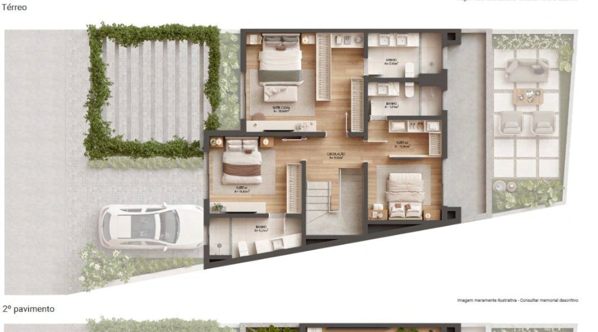 Casa em Condomínio à venda com 302m², 3 dormitórios, 3 suítes, 3 vagas, no bairro Vila Conceição em Porto Alegre