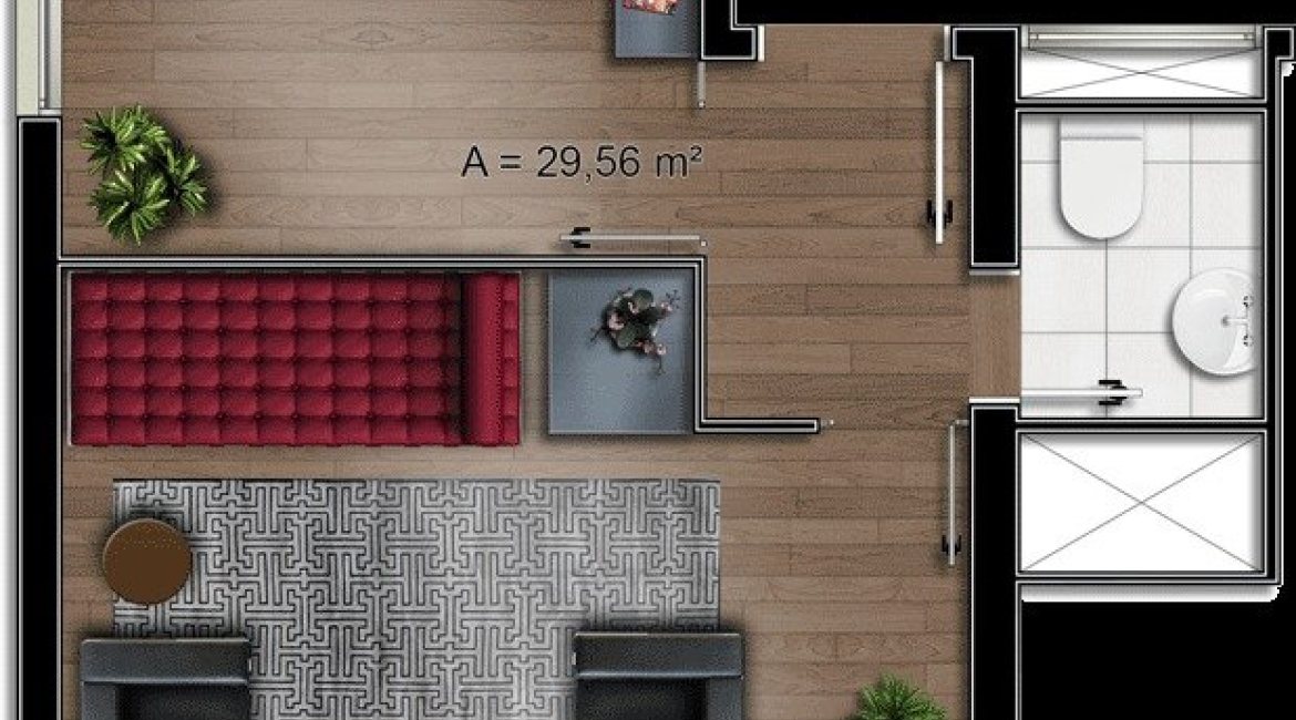 Comercial à venda com 29m², 1 vaga, no bairro Menino Deus em Porto Alegre