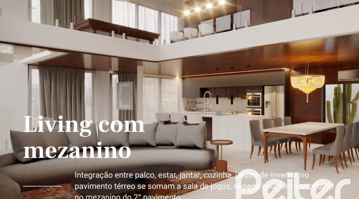 Casa em Condomínio à venda com 630m², 4 dormitórios, 4 suítes, 4 vagas, no bairro Terra Ville em Porto Alegre