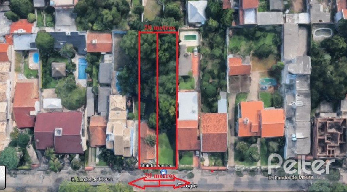 Terreno à venda com 1232m², no bairro Tristeza em Porto Alegre
