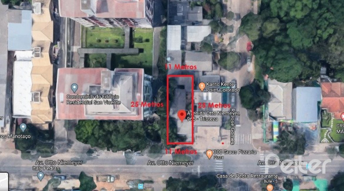 Terreno à venda com 275m², no bairro Tristeza em Porto Alegre