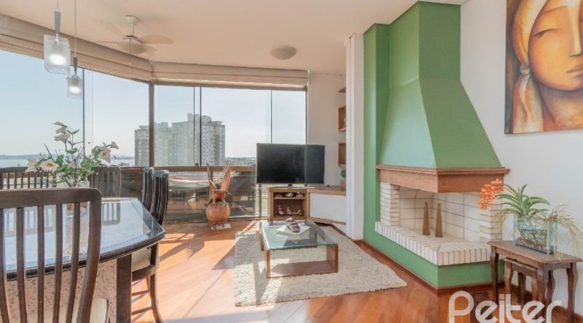 Cobertura à venda com 157m², 2 dormitórios, 1 suíte, 2 vagas, no bairro Tristeza em Porto Alegre