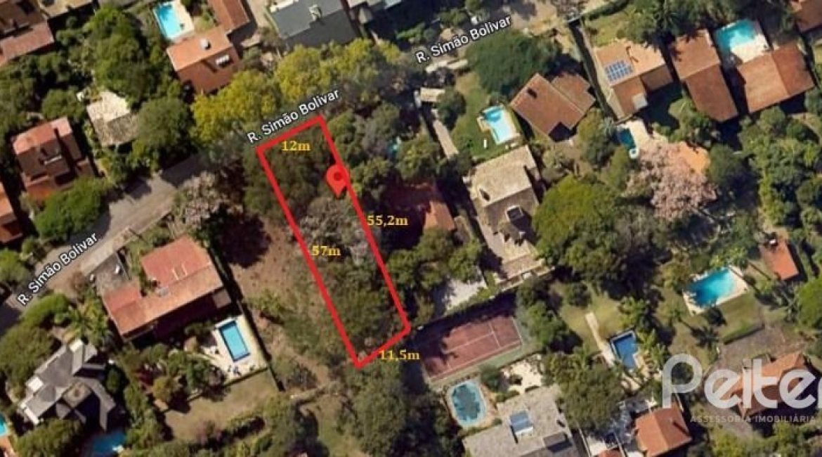 Terreno à venda com 659m², no bairro Vila Conceição em Porto Alegre
