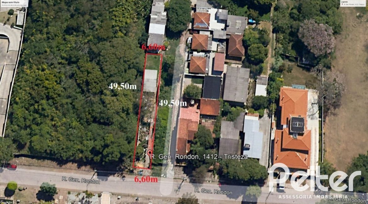 Terreno à venda com 326m², no bairro Tristeza em Porto Alegre