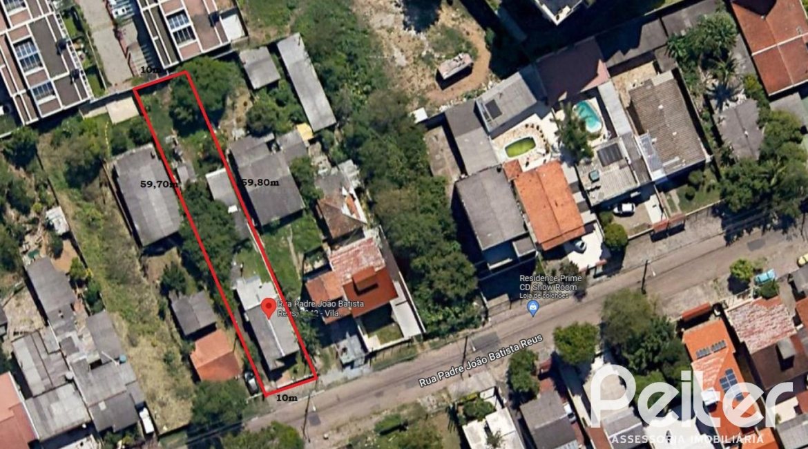 Terreno à venda com 597m², no bairro Tristeza em Porto Alegre