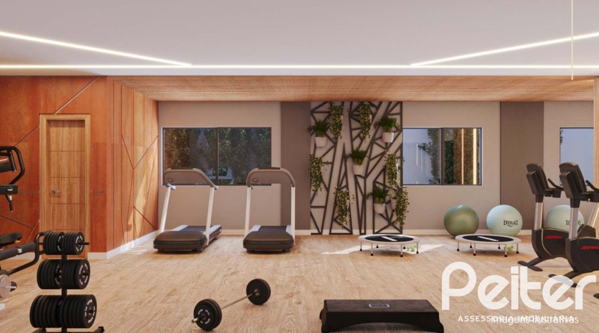 Apartamento à venda com 47m², 2 dormitórios, 1 vaga, no bairro Cristal em Porto Alegre