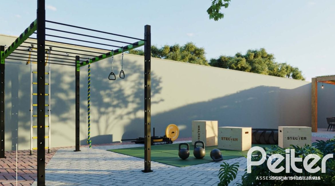 Apartamento à venda com 47m², 2 dormitórios, 1 vaga, no bairro Cristal em Porto Alegre