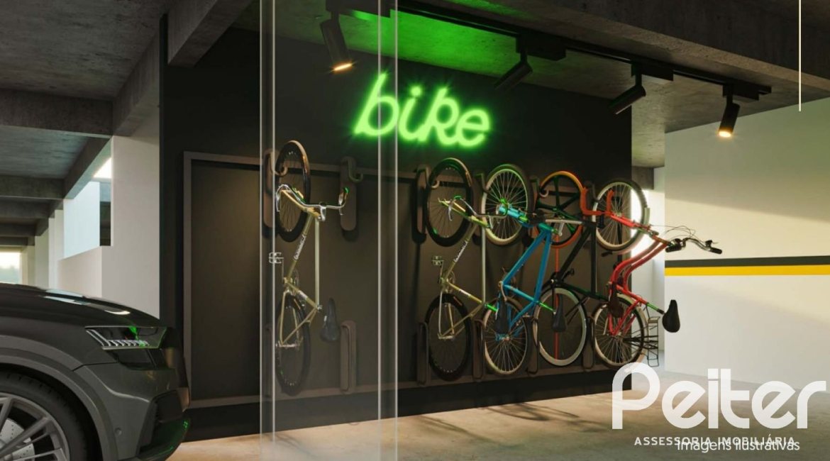 Apartamento à venda com 47m², 2 dormitórios, 1 vaga, no bairro Cristal em Porto Alegre