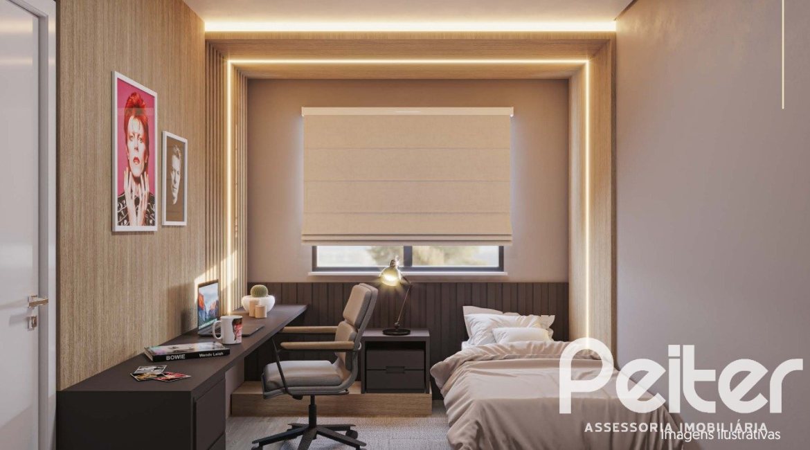 Apartamento à venda com 67m², 2 dormitórios, 1 suíte, 1 vaga, no bairro Cristal em Porto Alegre