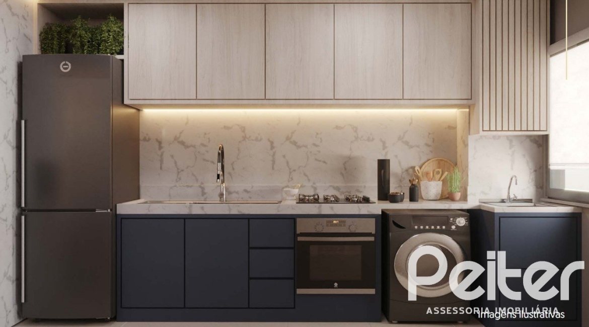 Apartamento à venda com 67m², 3 dormitórios, 1 suíte, 2 vagas, no bairro Cristal em Porto Alegre