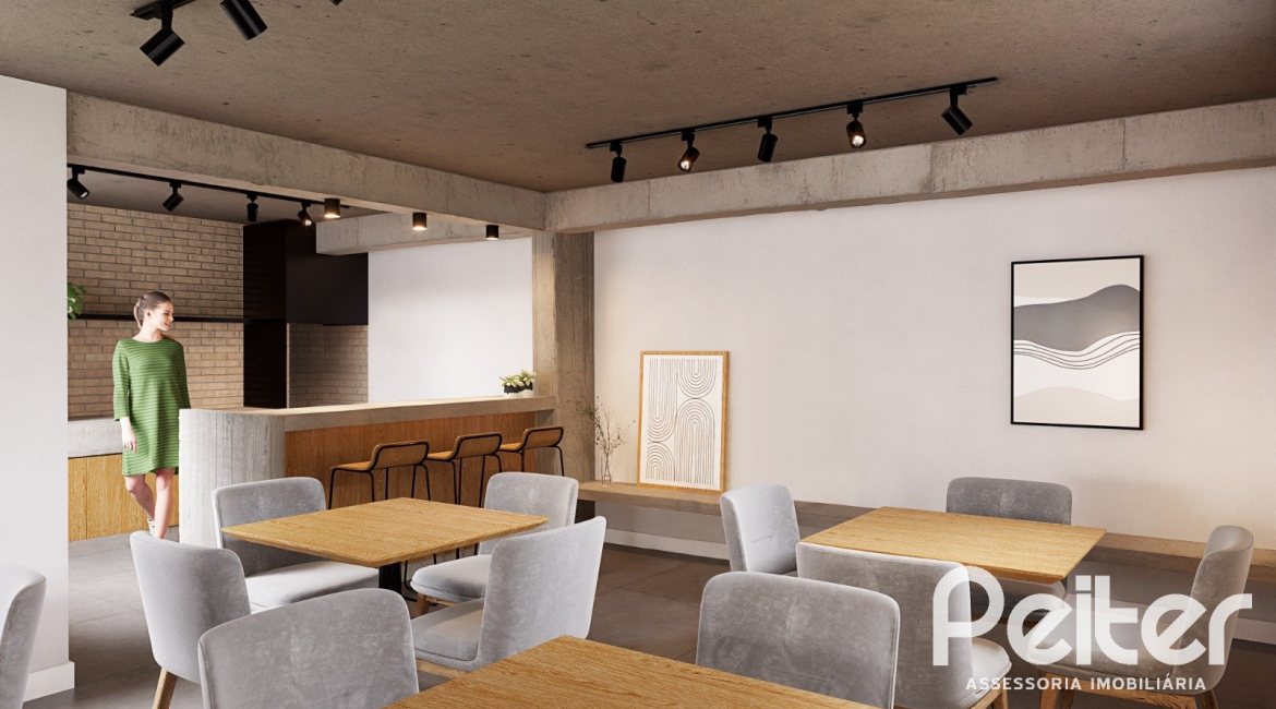 Apartamento à venda com 76m², 2 dormitórios, 1 suíte, 2 vagas, no bairro Tristeza em Porto Alegre