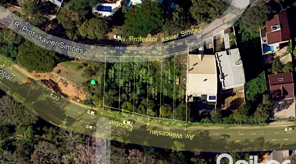 Terreno à venda com 164m², no bairro Sétimo Céu em Porto Alegre