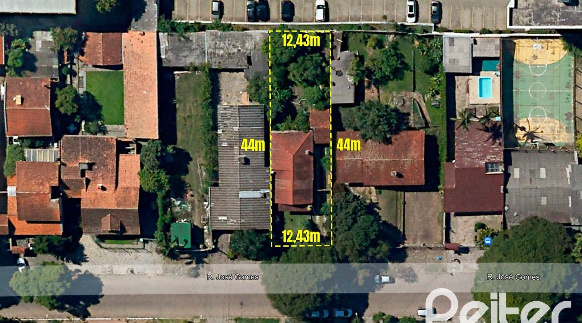 Terreno à venda com 546m², no bairro Tristeza em Porto Alegre