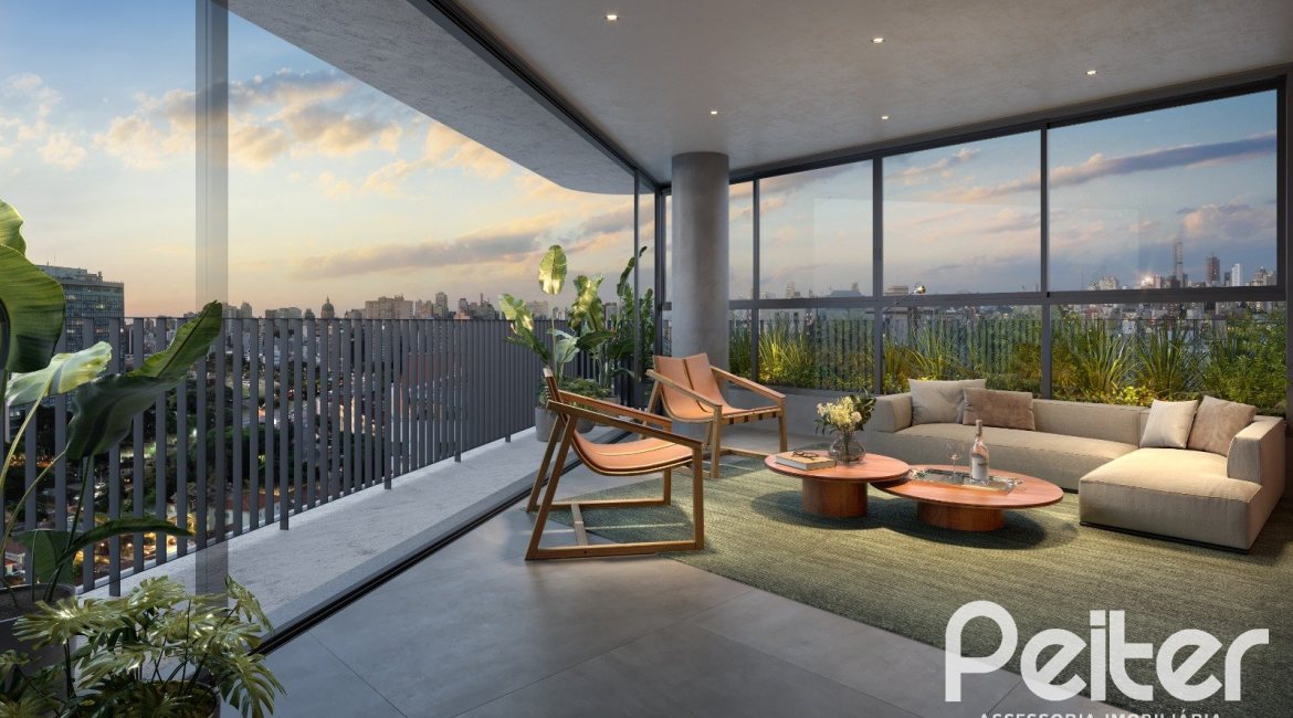 Apartamento Garden à venda com 102m², 2 dormitórios, 2 suítes, 1 vaga, no bairro Praia de Belas em Porto Alegre