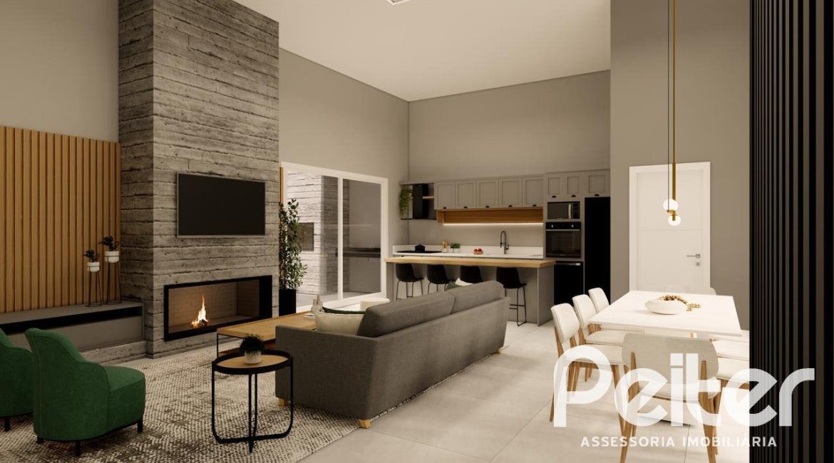 Casa em Condomínio à venda com 174m², 3 dormitórios, 3 suítes, 2 vagas, no bairro Hipica em PORTO ALEGRE