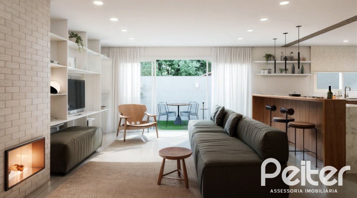 Casa em Condomínio à venda com 196m², 3 dormitórios, 1 suíte, 2 vagas, no bairro Tristeza em Porto Alegre