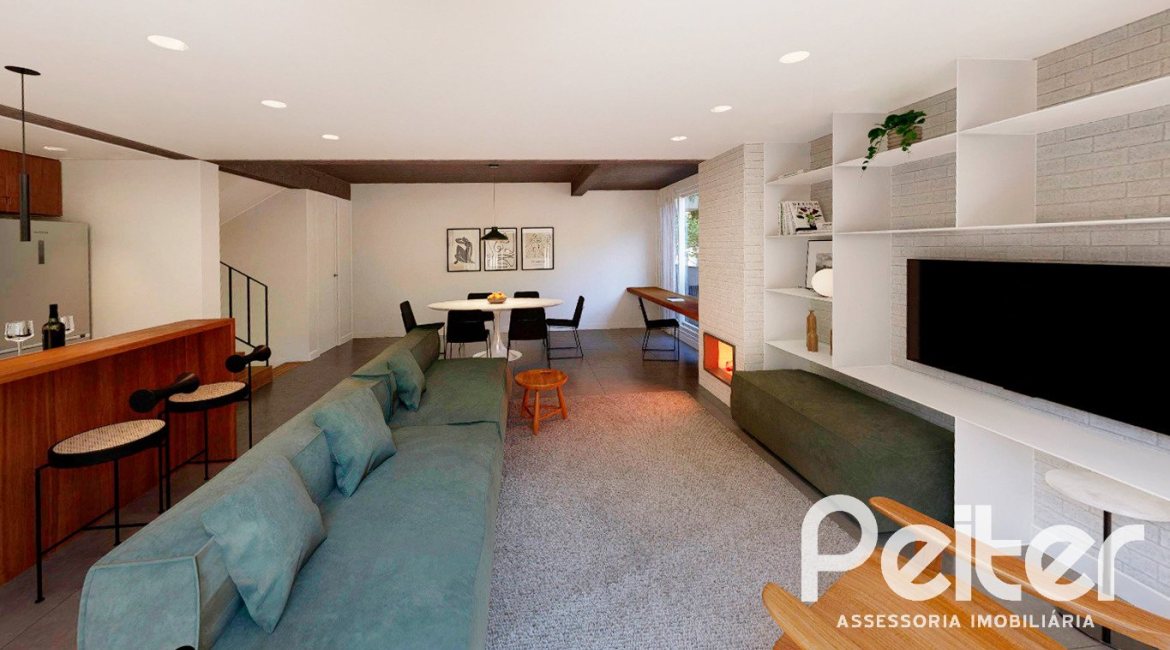 Casa em Condomínio à venda com 196m², 3 dormitórios, 1 suíte, 2 vagas, no bairro Tristeza em Porto Alegre