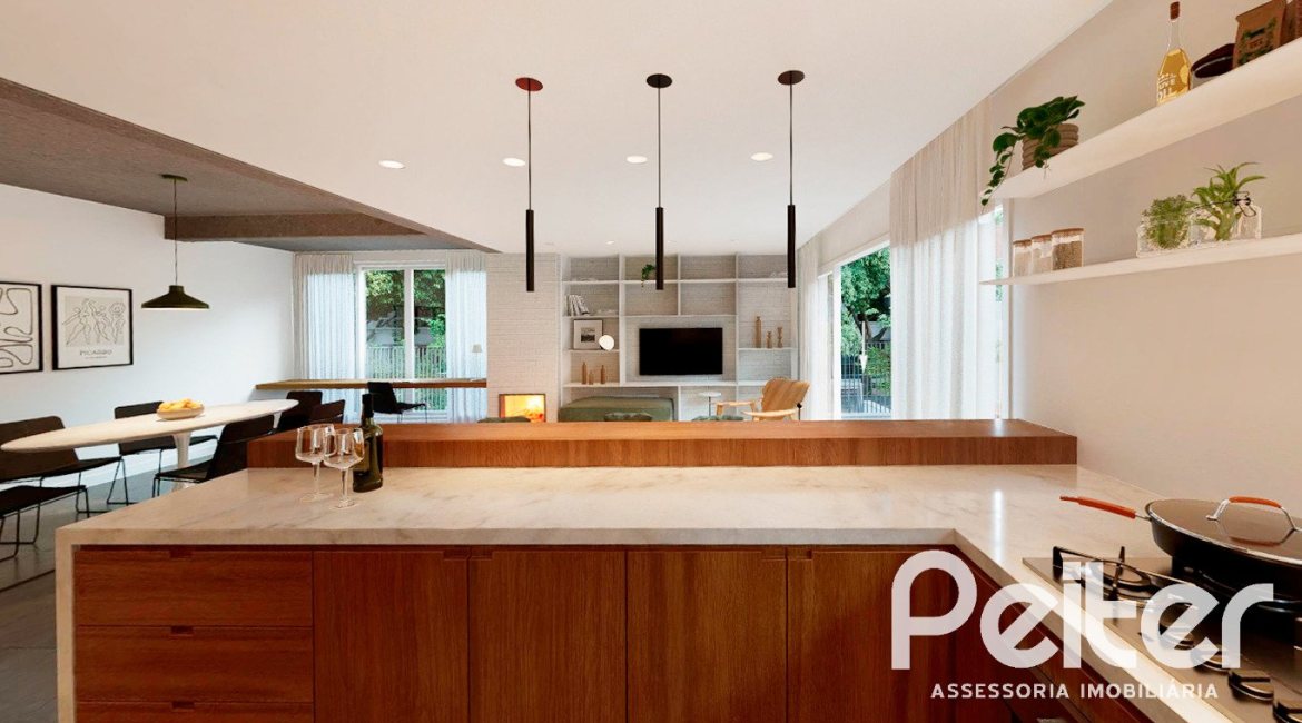 Casa em Condomínio à venda com 196m², 3 dormitórios, 1 suíte, 2 vagas, no bairro Tristeza em Porto Alegre