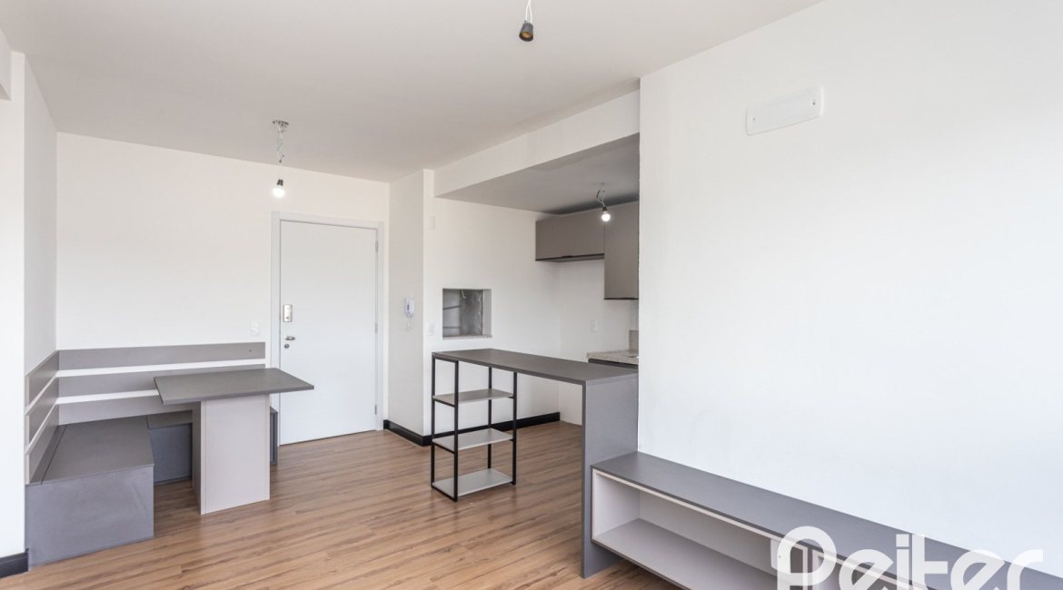 Apartamento à venda com 59m², 2 dormitórios, 1 suíte, 1 vaga, no bairro Jardim do Salso em Porto Alegre
