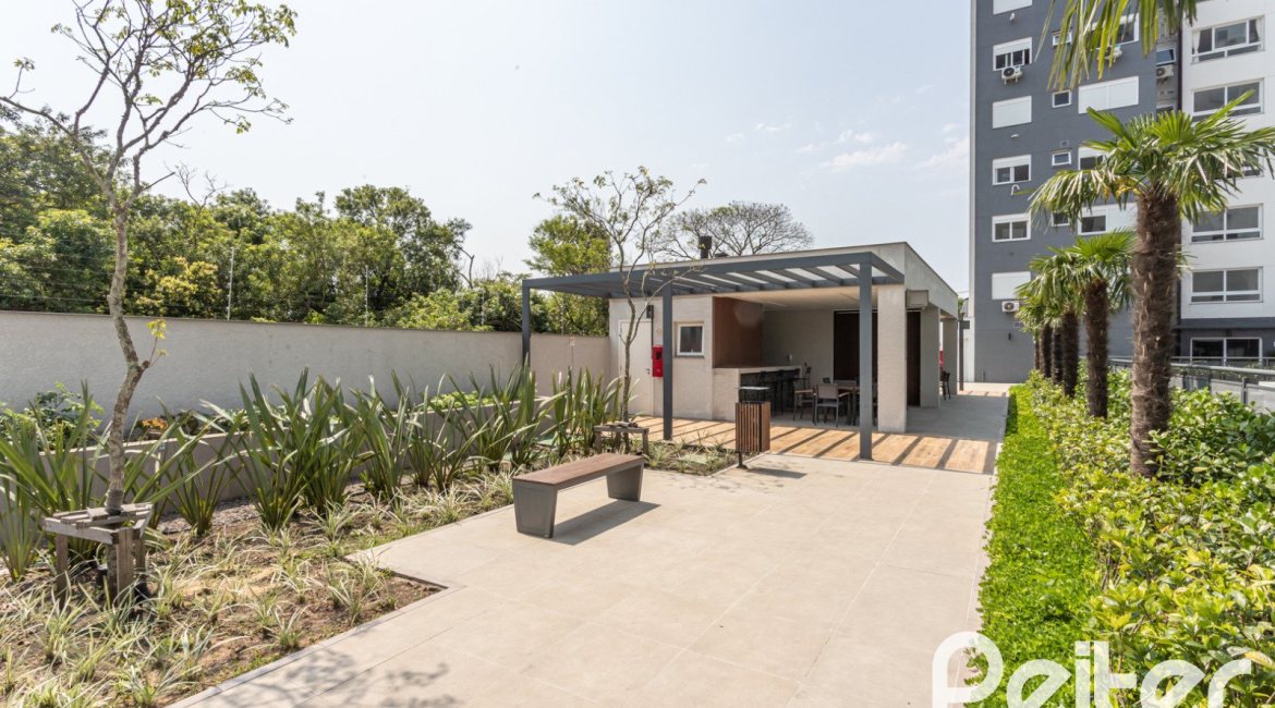 Apartamento à venda com 59m², 2 dormitórios, 1 suíte, 1 vaga, no bairro Jardim do Salso em Porto Alegre