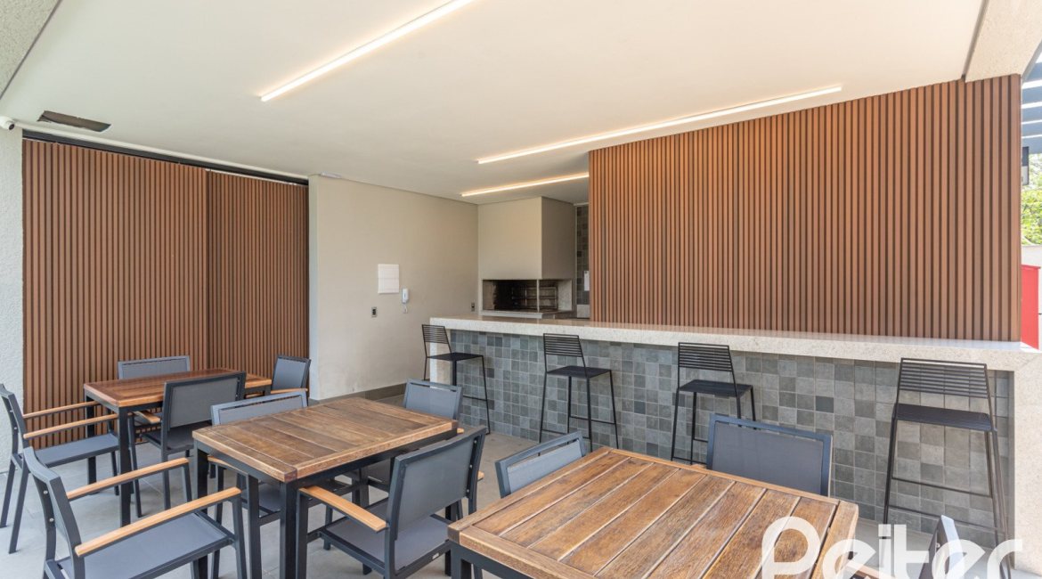 Apartamento à venda com 59m², 2 dormitórios, 1 suíte, 1 vaga, no bairro Jardim do Salso em Porto Alegre