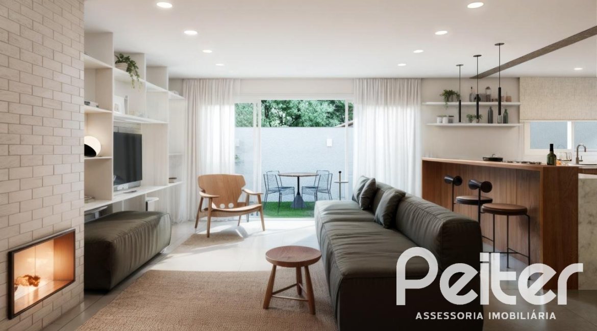 Casa em Condomínio à venda com 196m², 3 dormitórios, 1 suíte, 2 vagas, no bairro Tristeza em Porto Alegre