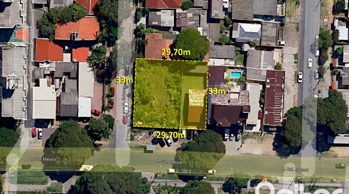 Terreno à venda com 980m², no bairro Cristal em Porto Alegre