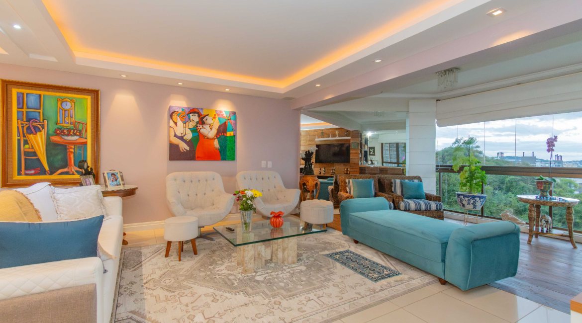 Apartamento à venda com 206m², 3 dormitórios, 3 suítes, 3 vagas, no bairro Cristal em PORTO ALEGRE