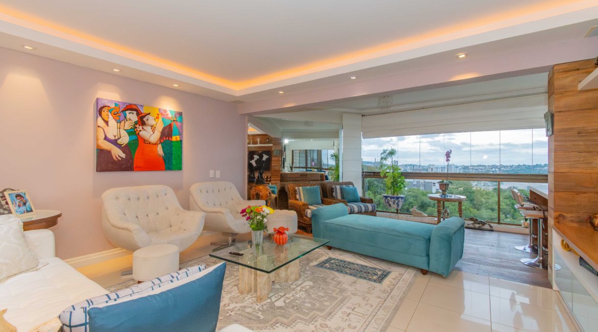 Apartamento à venda com 206m², 3 dormitórios, 3 suítes, 3 vagas, no bairro Cristal em PORTO ALEGRE