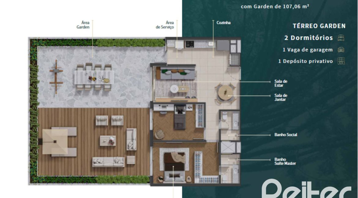 Apartamento à venda com 181m², 2 dormitórios, 1 suíte, 1 vaga, no bairro Tristeza em Porto Alegre