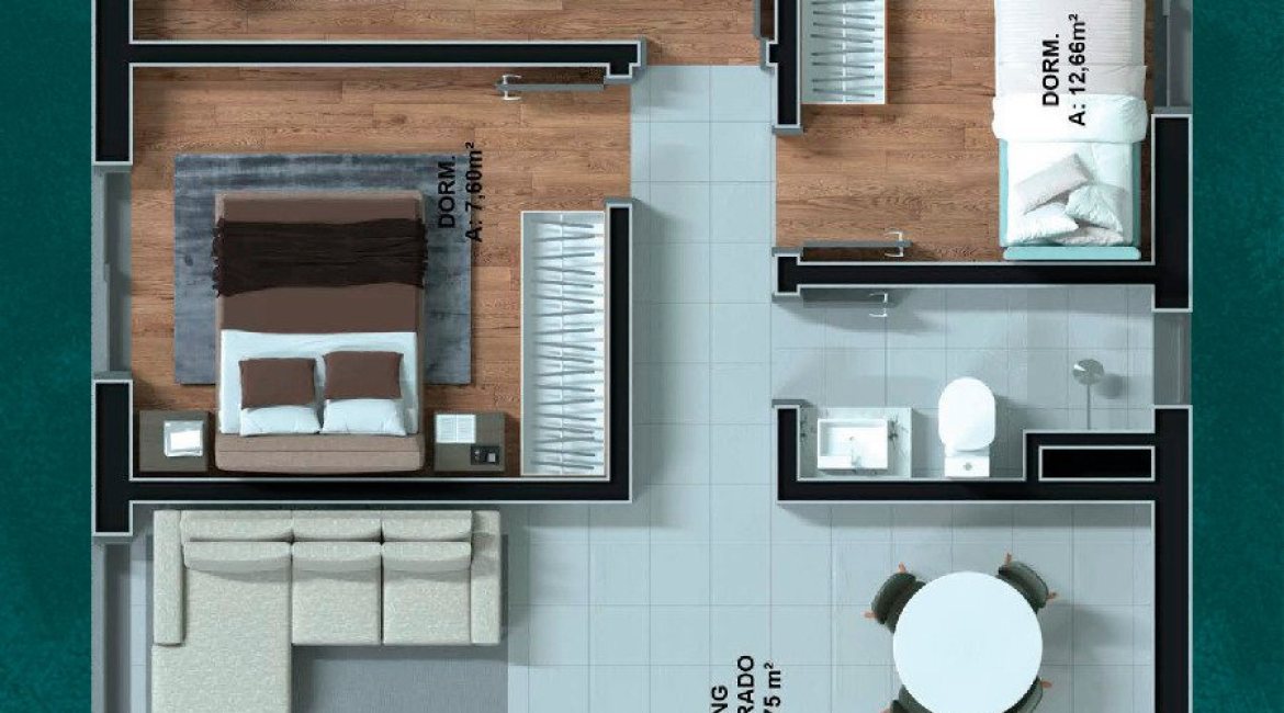 Apartamento à venda com 50m², 2 dormitórios, 1 vaga, no bairro Tristeza em Porto Alegre