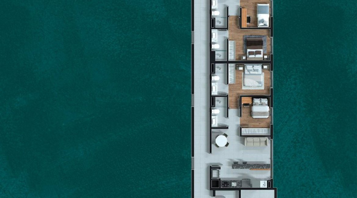 Apartamento à venda com 69m², 3 dormitórios, 1 suíte, 2 vagas, no bairro Tristeza em Porto Alegre