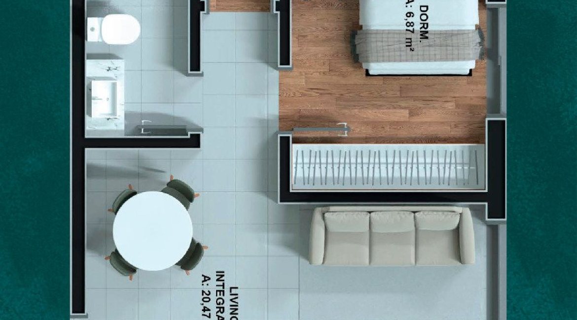 Apartamento à venda com 69m², 3 dormitórios, 1 suíte, 2 vagas, no bairro Tristeza em Porto Alegre