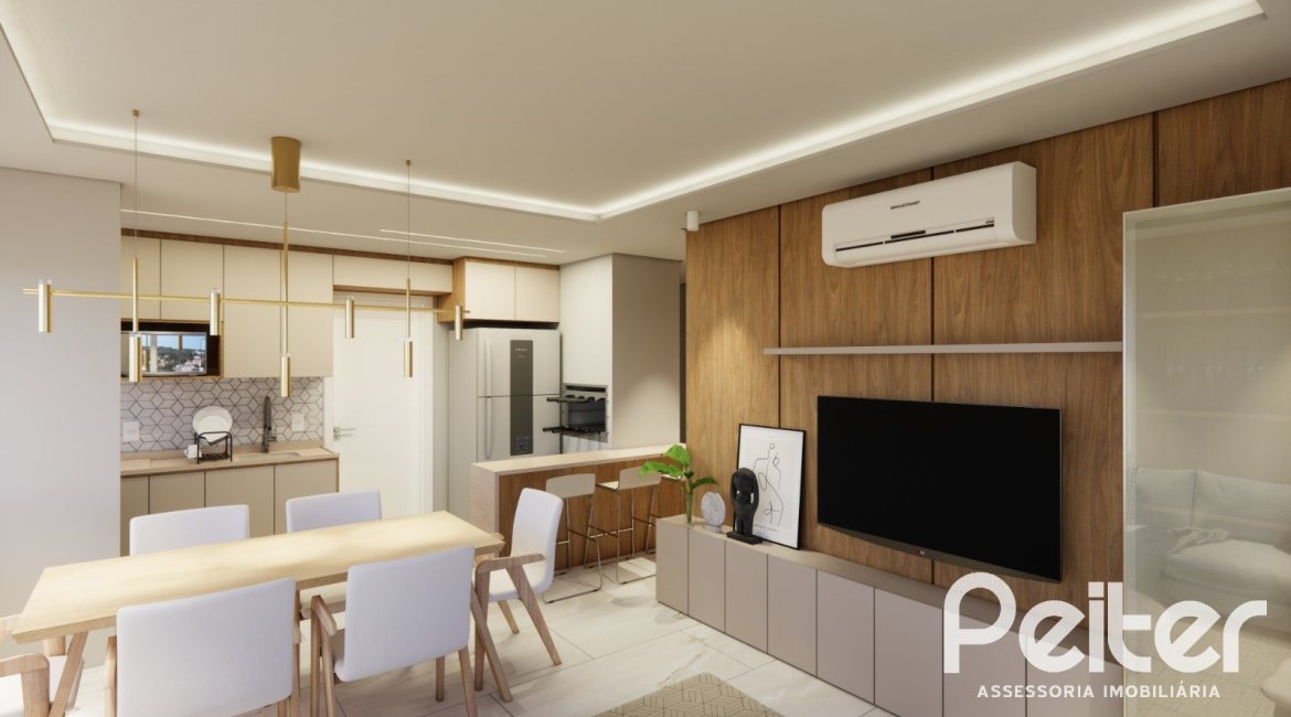 Apartamento à venda com 99m², 3 dormitórios, 3 suítes, 2 vagas, no bairro Tristeza em Porto Alegre