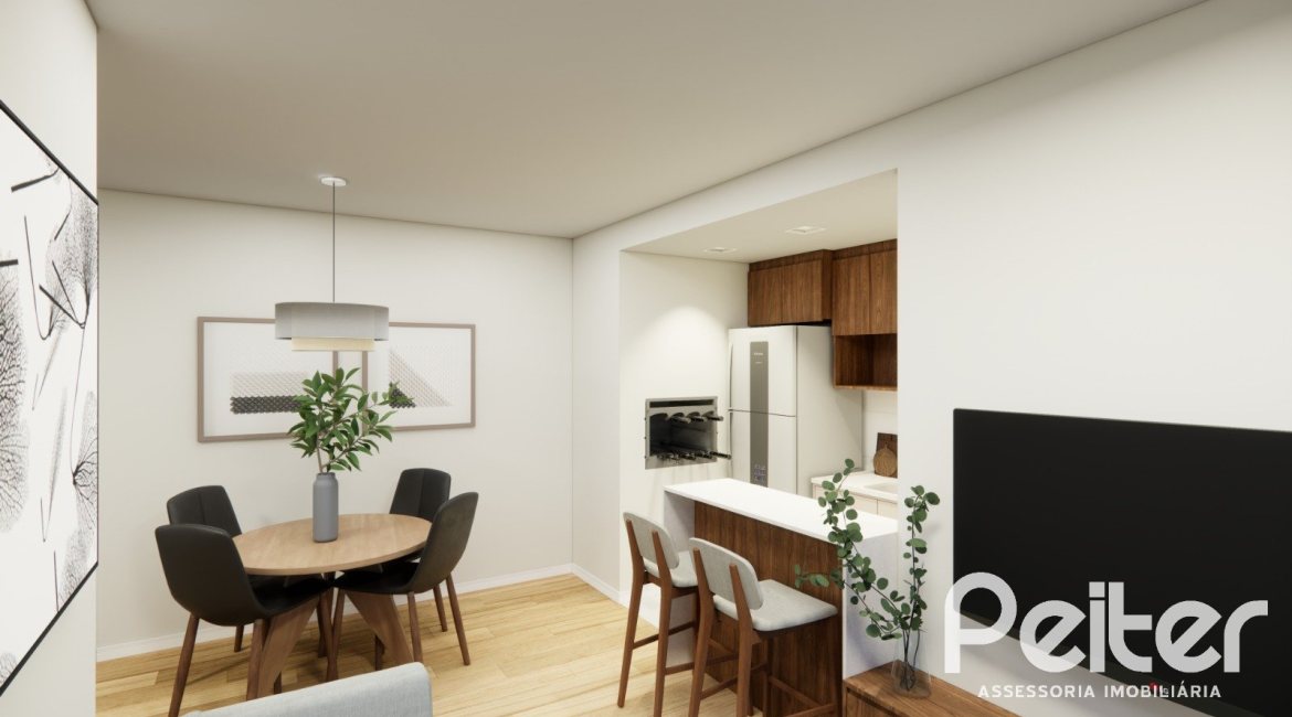 Apartamento à venda com 121m², 2 dormitórios, 1 suíte, 2 vagas, no bairro Tristeza em Porto Alegre