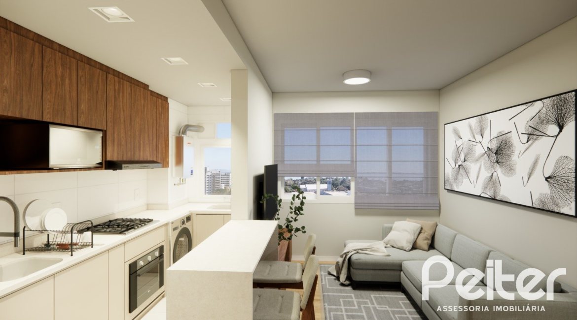 Apartamento à venda com 121m², 2 dormitórios, 1 suíte, 2 vagas, no bairro Tristeza em Porto Alegre