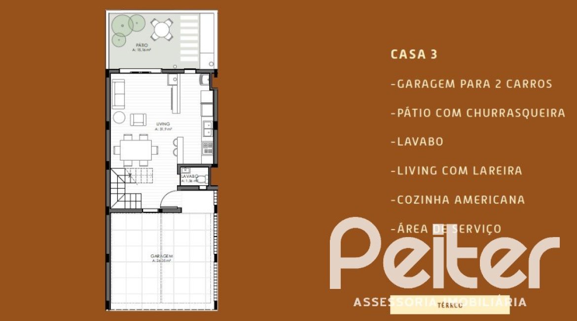 Casa em Condomínio à venda com 232m², 3 dormitórios, 1 suíte, 2 vagas, no bairro Tristeza em Porto Alegre