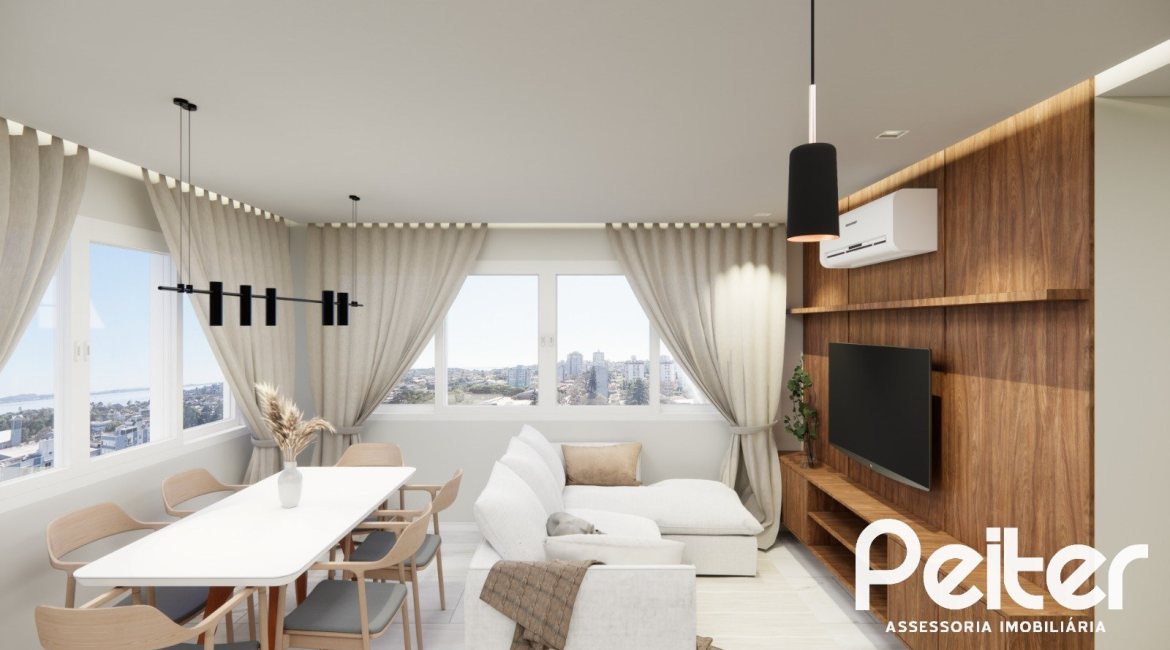 Apartamento à venda com 92m², 3 dormitórios, 1 suíte, 2 vagas, no bairro Tristeza em Porto Alegre